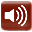 Red Speaker Icon