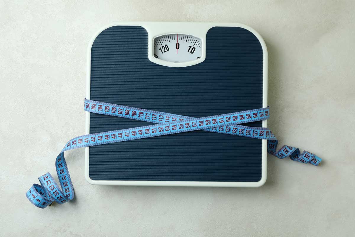 weight scale and tape measure