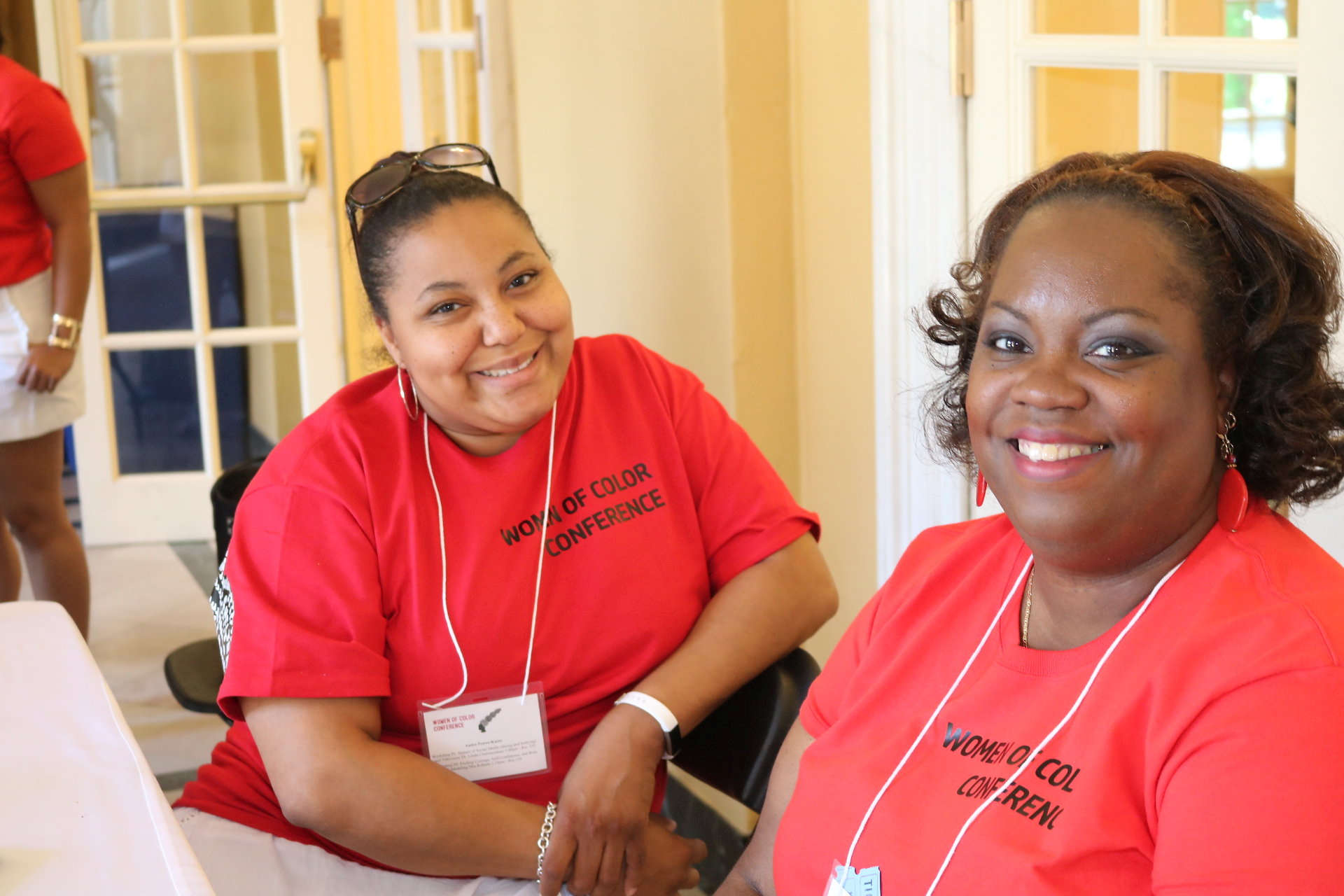 Two women at Women of Color Conference