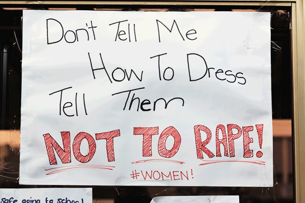 GBV Protest Sign