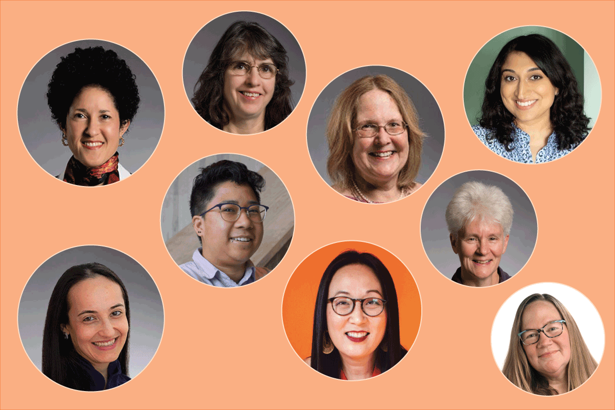 Headshots of panelists from the Wellesley Centers for Women spring 2021 Social Change Dialogues. 