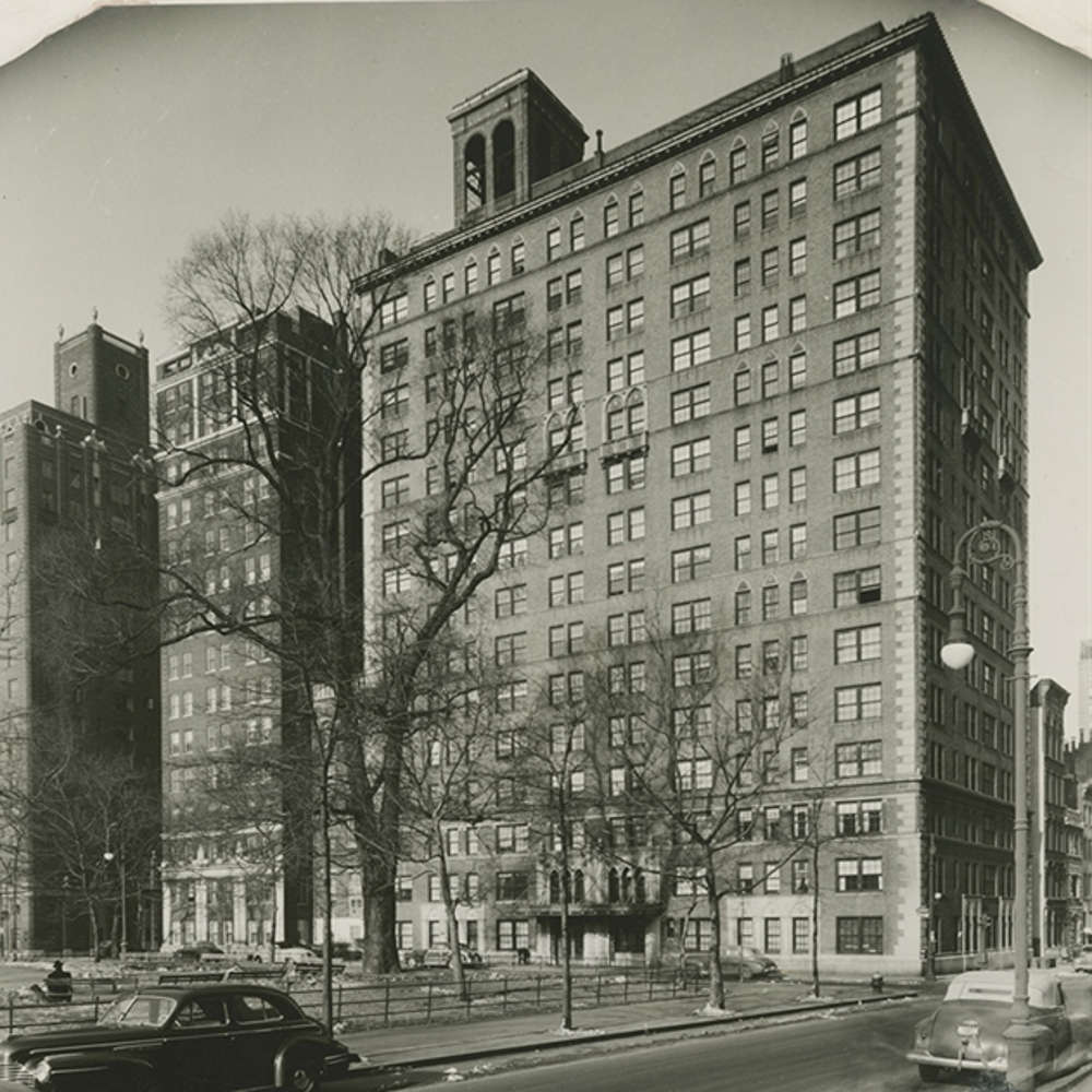Eleanor Roosevelts Residence at 29 Washington Square West credit New York University Archives