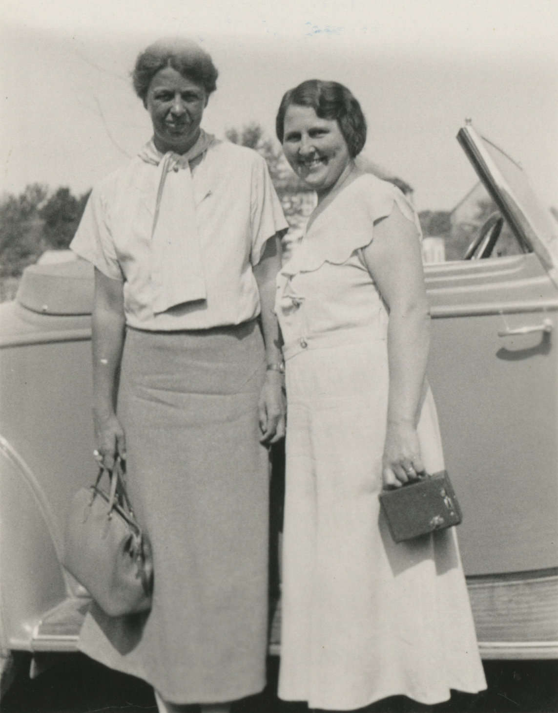 Eleanor with Lorena Hickok in 1933 credit Franklin D Roosevelt Library