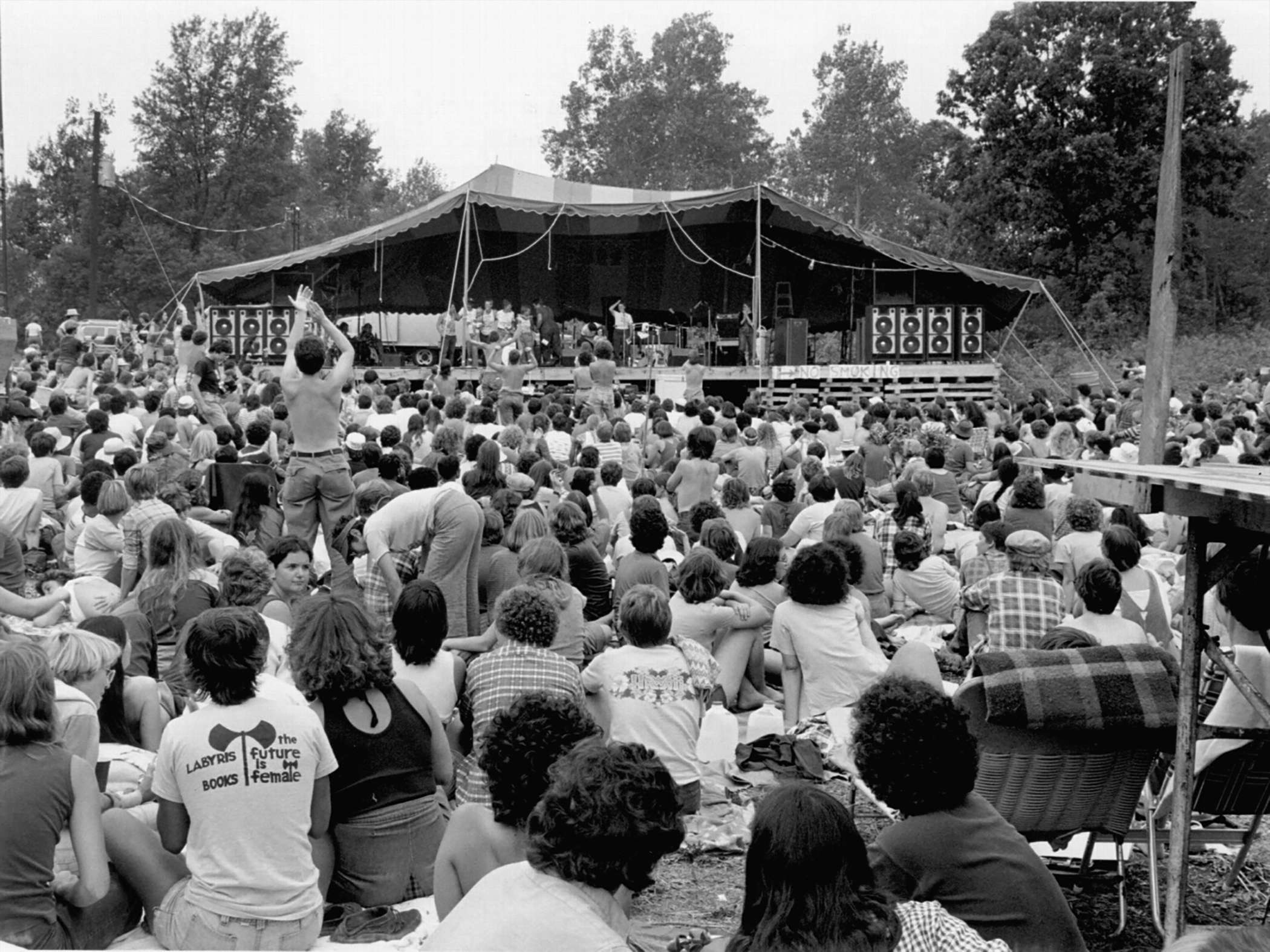 The Michigan Womyns Music Festival in 1977 c2021 JEB Joan E Biren