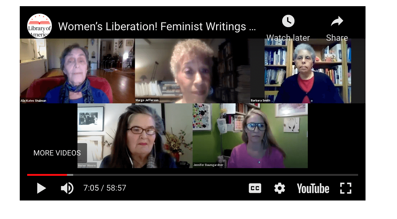 Screen Shot of Womens Liberation Zoom panel